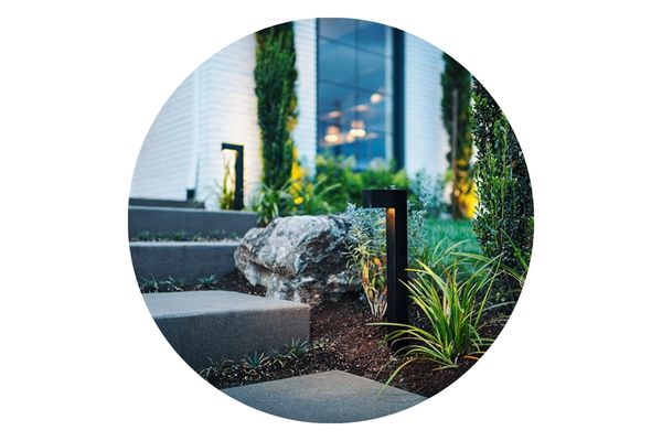 aplicações de luzes de caminho 