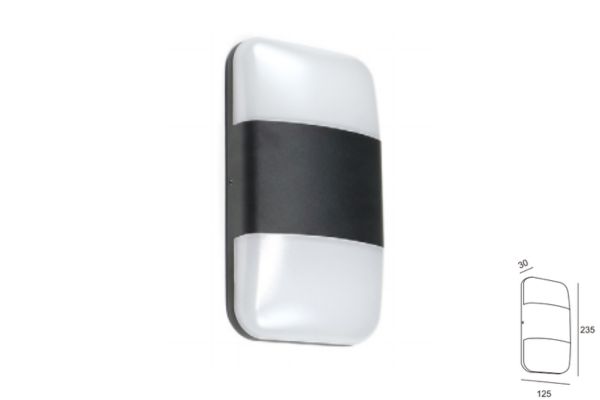 fornitore di luci da parete esterne rettangolari