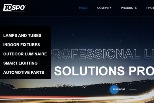 κατασκευαστής Tospo lighting