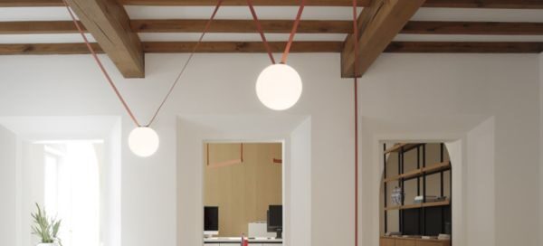 Lampada a sfera a nastro