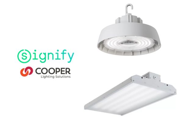 Cooper Metalux Hochregalleuchte