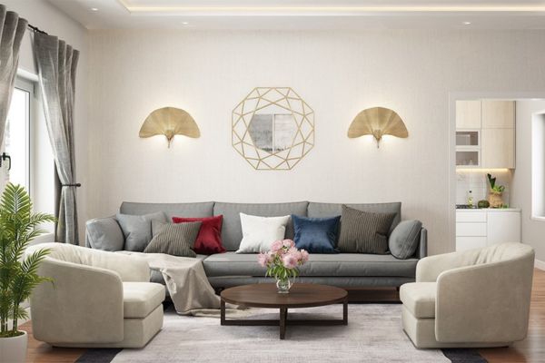 Appliques decorative da parete per soggiorno