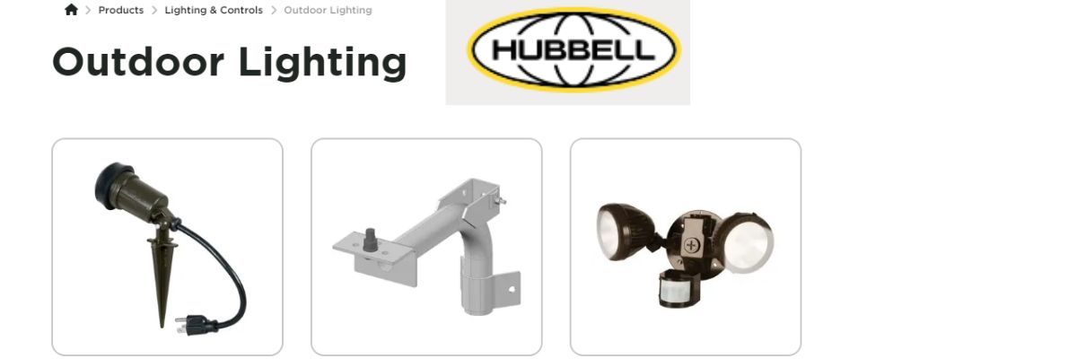 iluminación Hubbell
