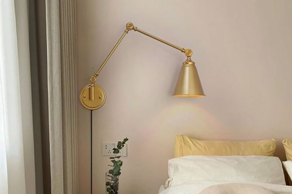 classic swing arm wall lamp