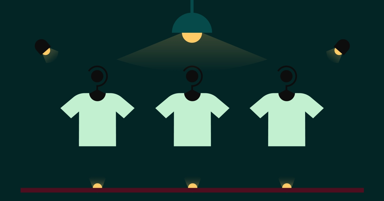 Lokale Beleuchtungsstrategien für die visuelle Warenpräsentation