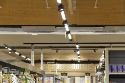 rail linéaire pour supermarché