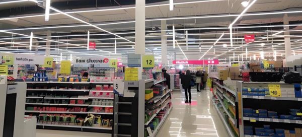 luz lineal para supermercado