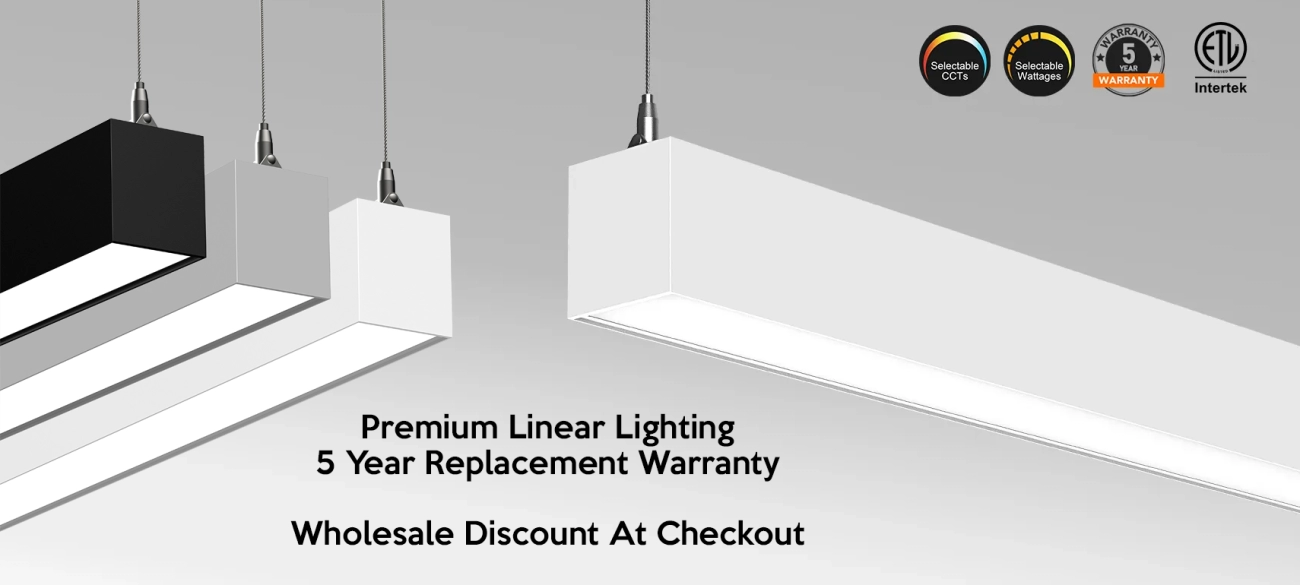 Benefícios da iluminação LED linear