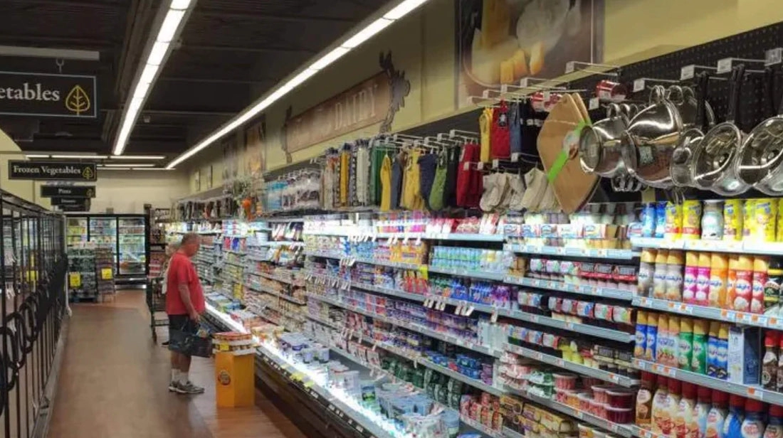 Sucesso na atualização de iluminação LED para supermercados