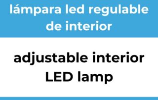 adjustable interior LED lamp