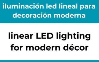 إضاءة LED خطية للديكور الحديث