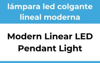 مصباح LED معلق خطي حديث