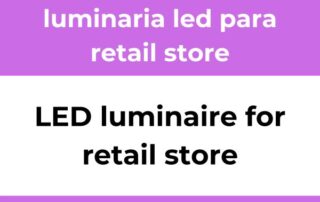 إضاءة LED لمتاجر التجزئة