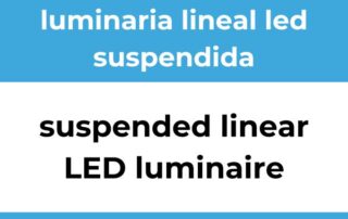 المصباح الخطي LED المعلق