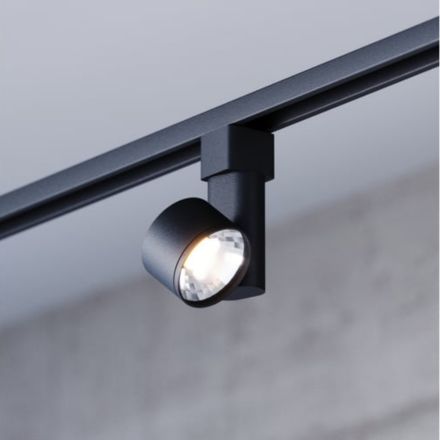 Projecteur LED sur rail réglable pour studio d'art