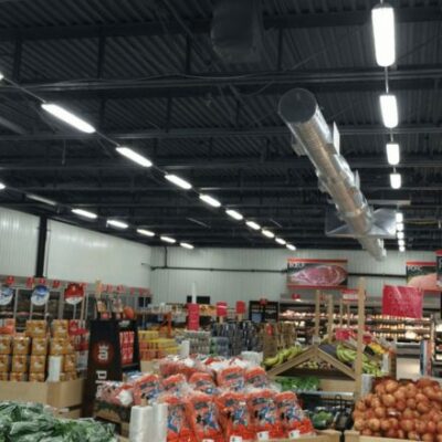 Luminaire à barre IP65 pour supermarchés (3)