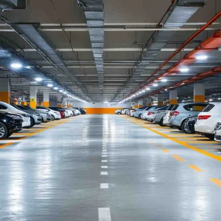 Underground Parking Bulkhead Light application