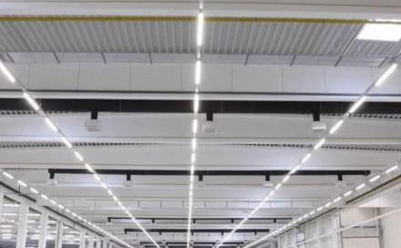 Application de la lampe LED en bande noire