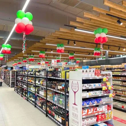 iluminação LED para supermercados 