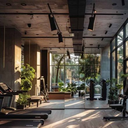 track lighting for fitness center