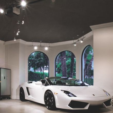 éclairage sur rail pour garage