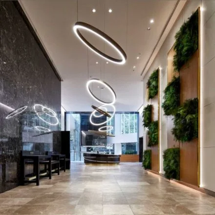 hanging lights for lobby application
