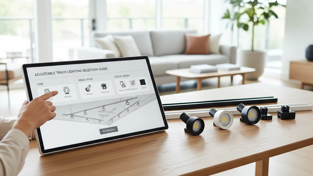adjustable track lighting selection guide