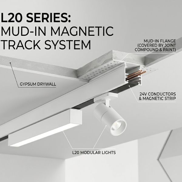 Mud-in Magnetic Track