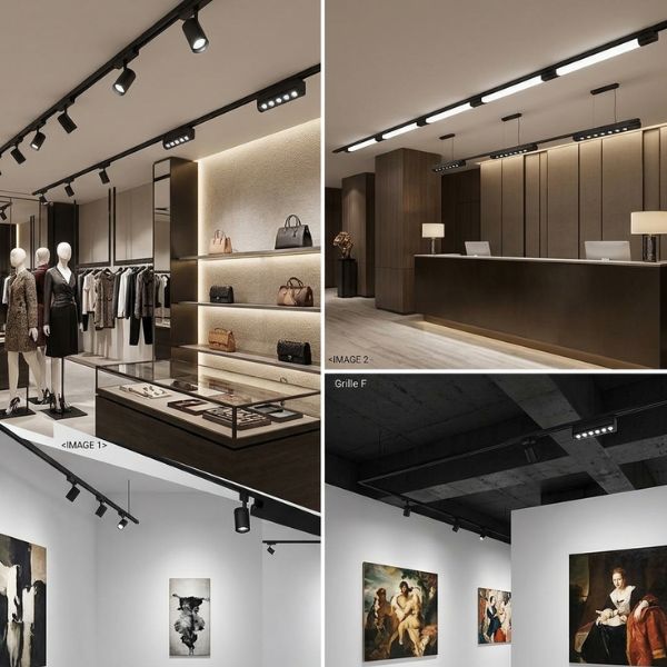 35mm Magnetic Track Lighting System applications