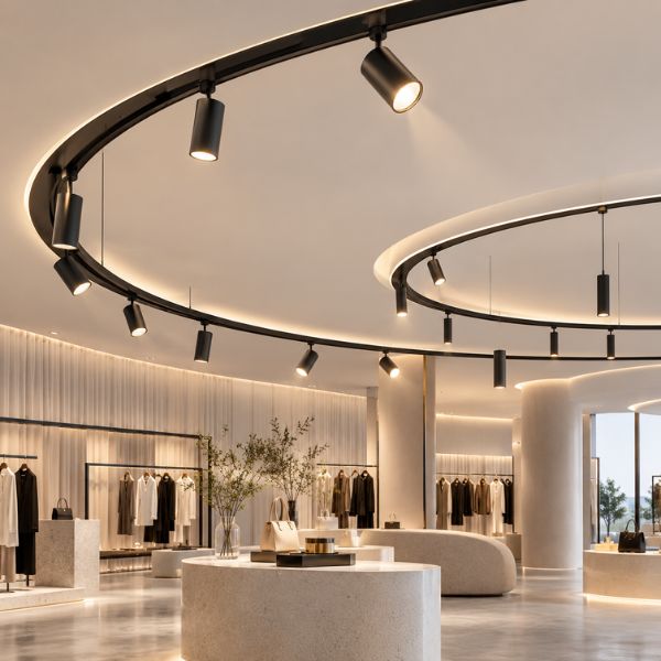 Commercial LED track lighting