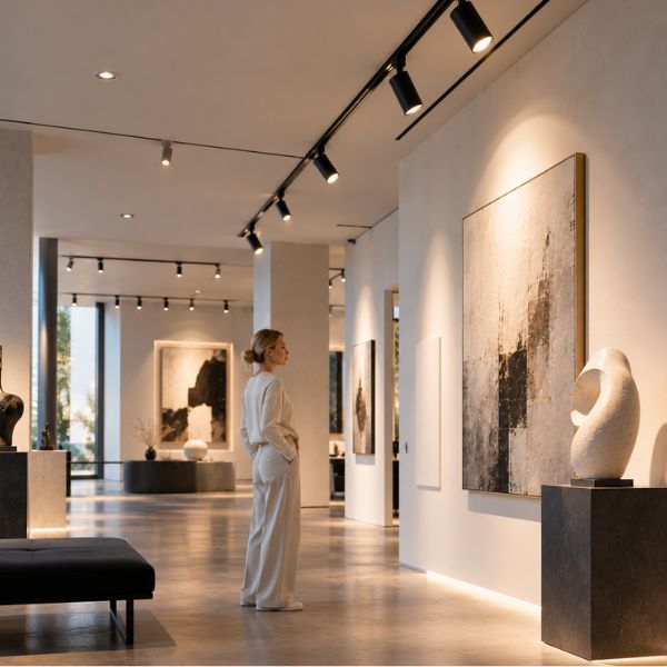Commercial lighting spotlight